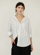 Frank & Eileen 'Eileen' Relaxed Button-Up in WWBS | Shop Tula