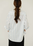 Frank & Eileen 'Eileen' Relaxed Button-Up in WWBS Back | Shop Tula