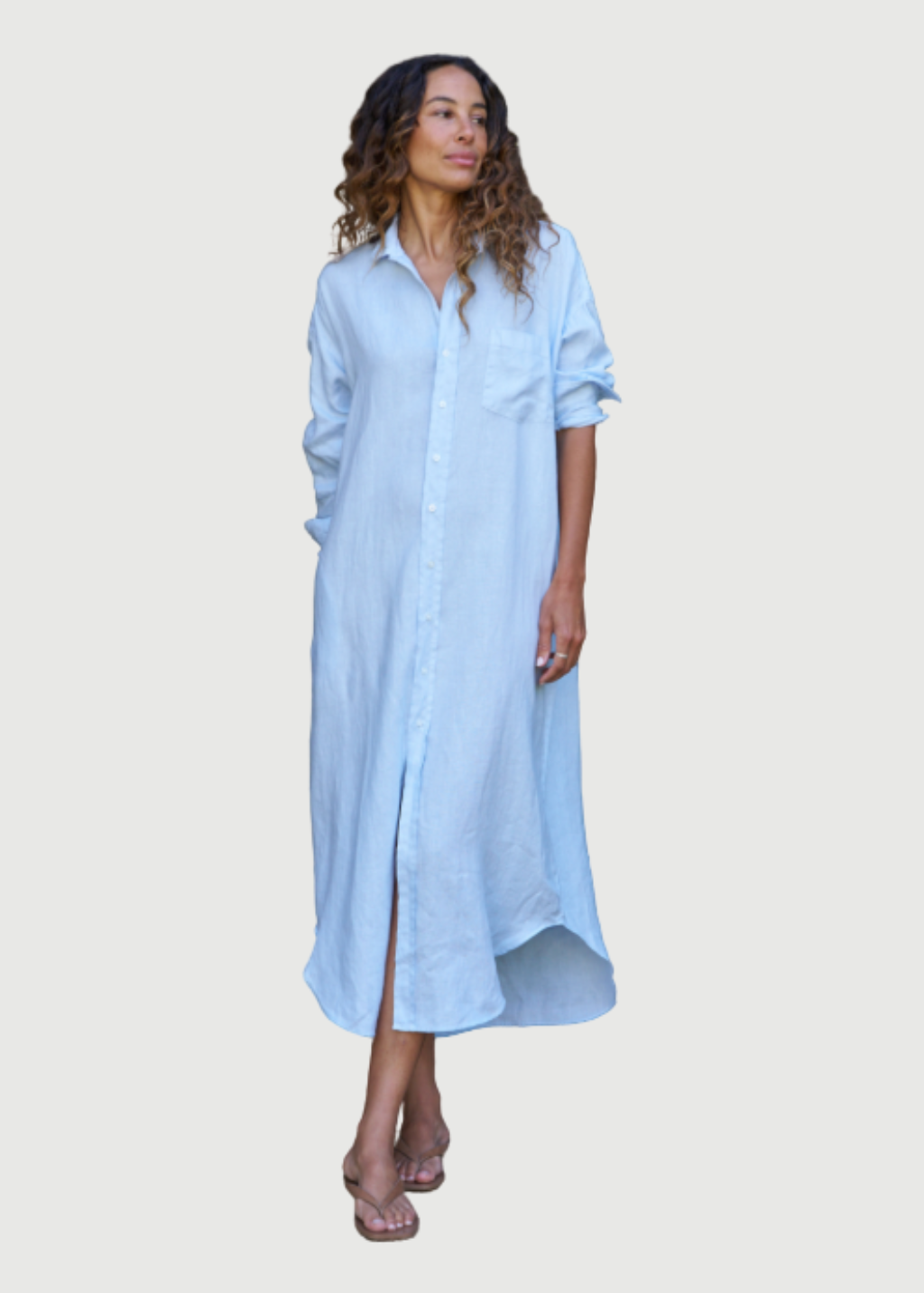 Frank & Eileen "Megan" One-Size Button-Up Dress | Shop Tula