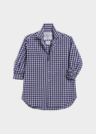 Frank & Eileen Relaxed Button Up Shirt-in Check Blue | Shop Tula