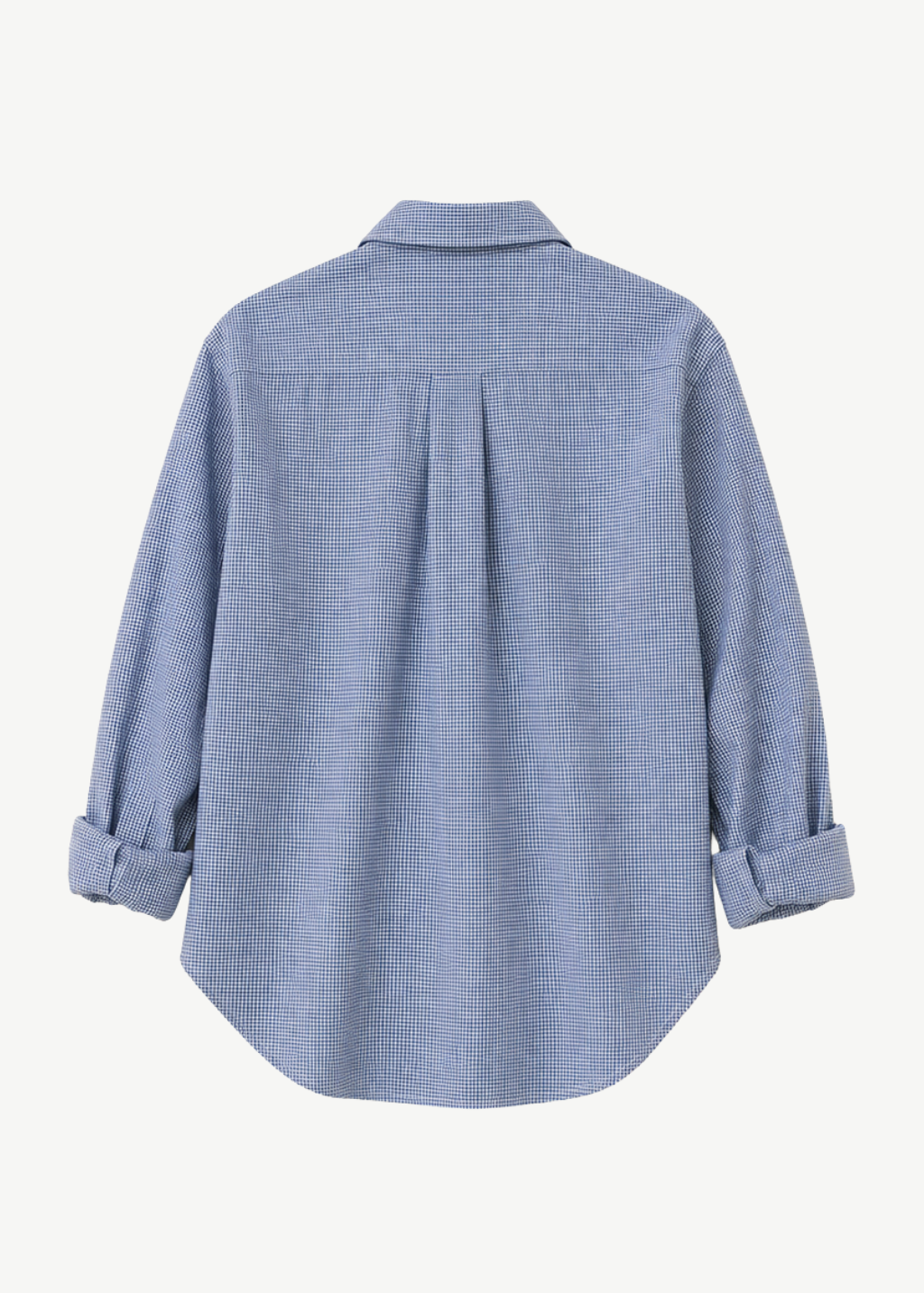 Frank & Eileen Relaxed Button Up Shirt-in Check Blue | Shop Tula