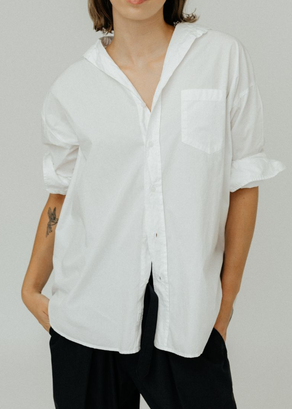 Frank & Eileen Shirley Button Shirt in White | Shop Tula