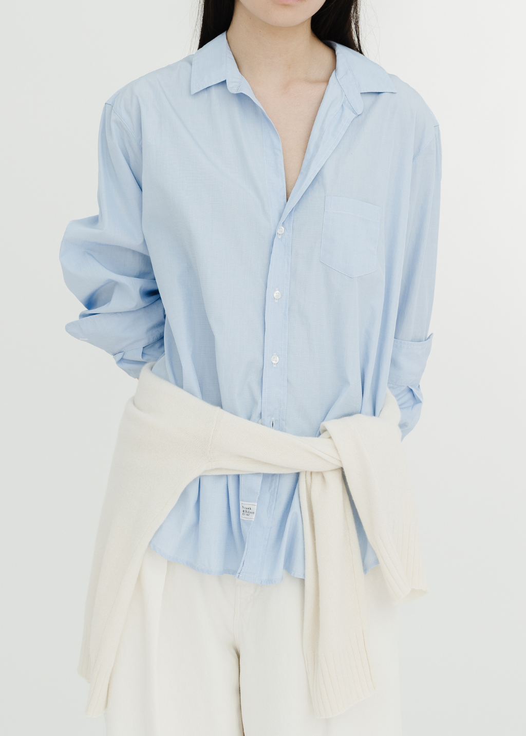 Frank & Eileen Superluxe 'Eileen' in French Blue | Shop Tula