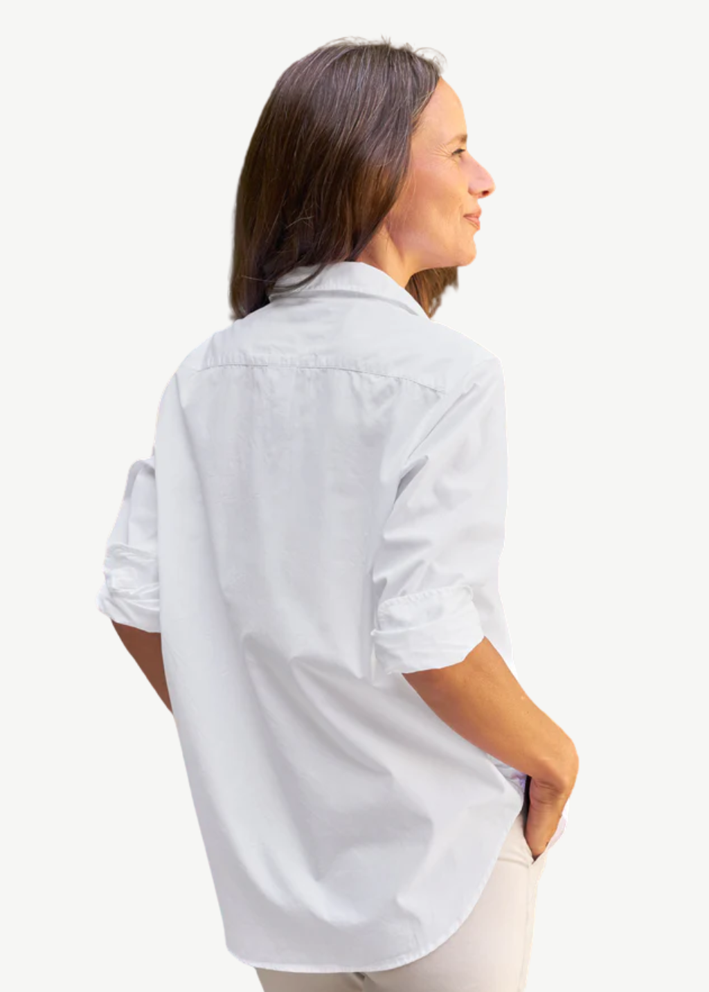 Frank & Eileen Superluxe 'Eileen' in White | Shop Tula