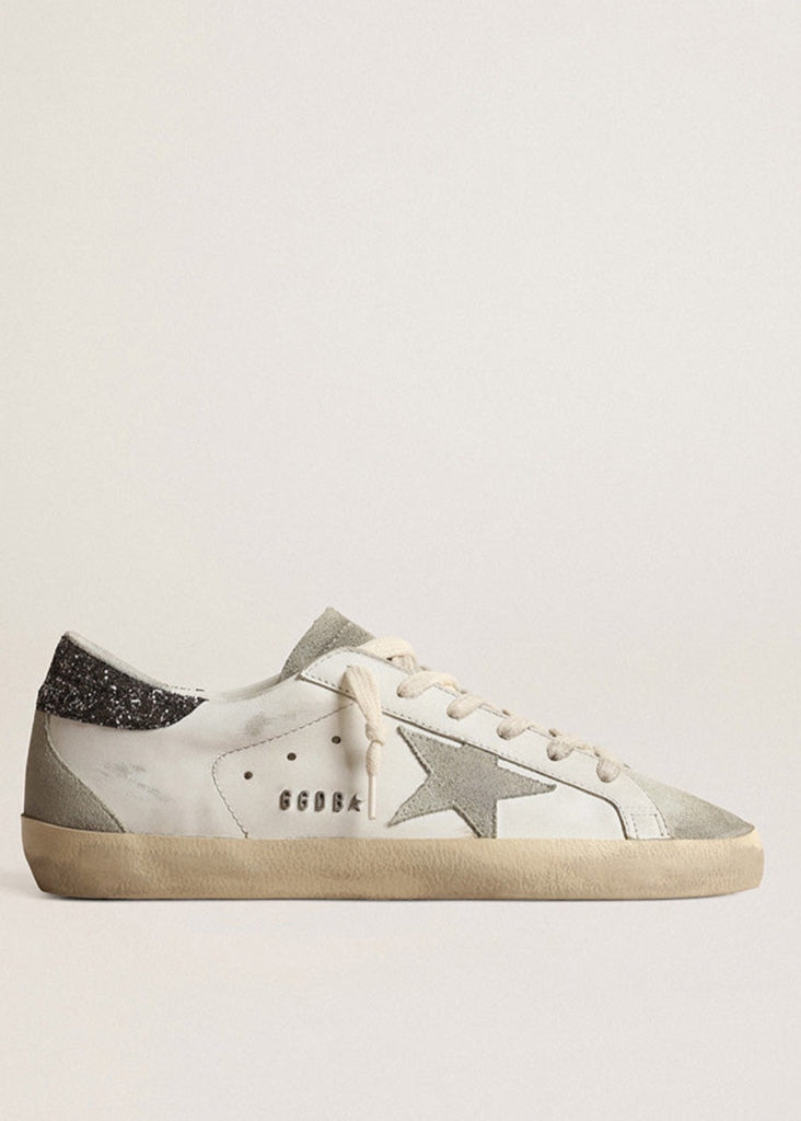 Golden Goose Deluxe Super Star White/Ice | Tula's Online Boutique 