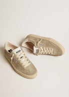 Golden Goose Soul-Star Suede Sneaker in Taupe | Tula's Online Boutique