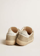 Golden Goose Soul-Star Suede Sneaker in Taupe | Tula's Online Boutique