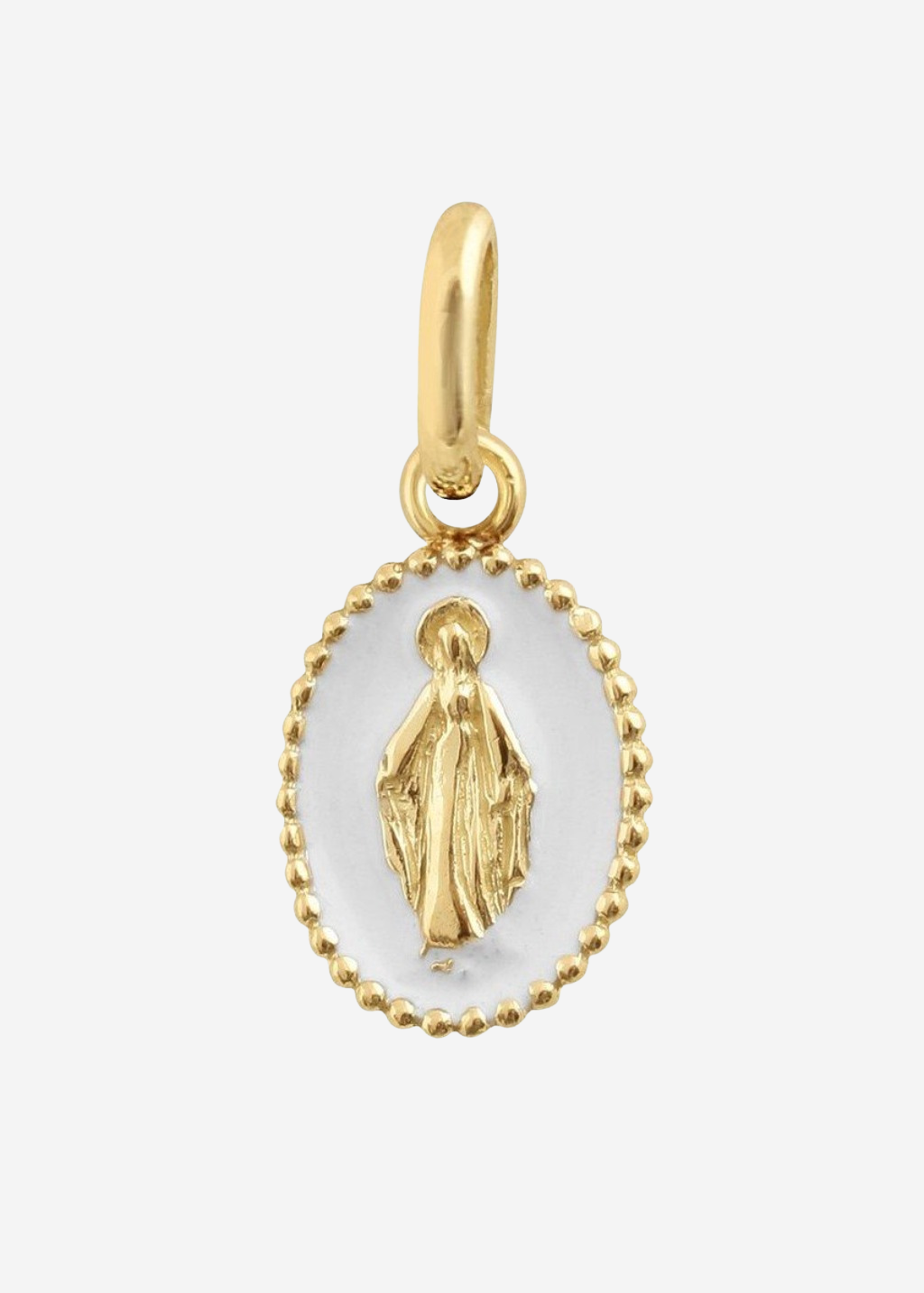 Gigi Clozeau Resin Madone Pendant White | Shop Tula