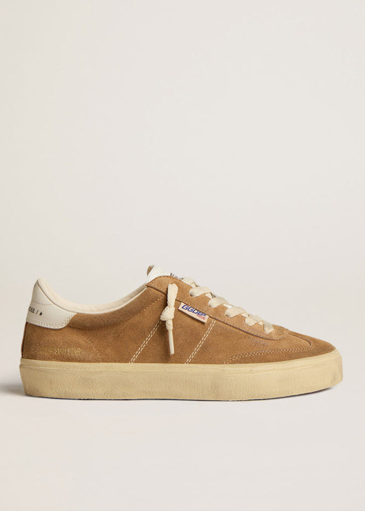 Golden Goose Soul-Star Sneaker in Tobacco/White | Tula's Online Boutique