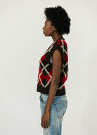 Guest In Residence Argyle Vest in Plaid | Shop Tula