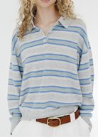 Guest In Residence Collegiate Stripe Polo | Shop Tula