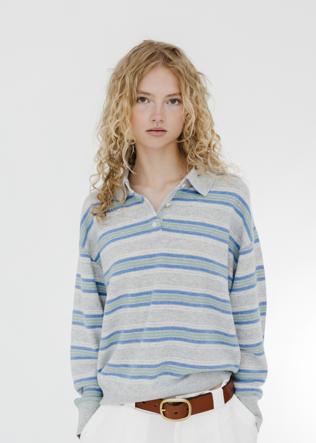 Guest In Residence Collegiate Stripe Polo | Shop Tula