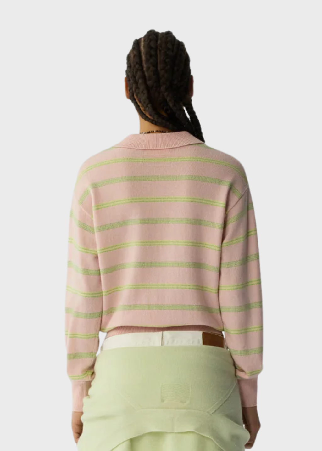 Guest In Residence Collegiate Stripe Polo in Pink Combo | Shop Tula