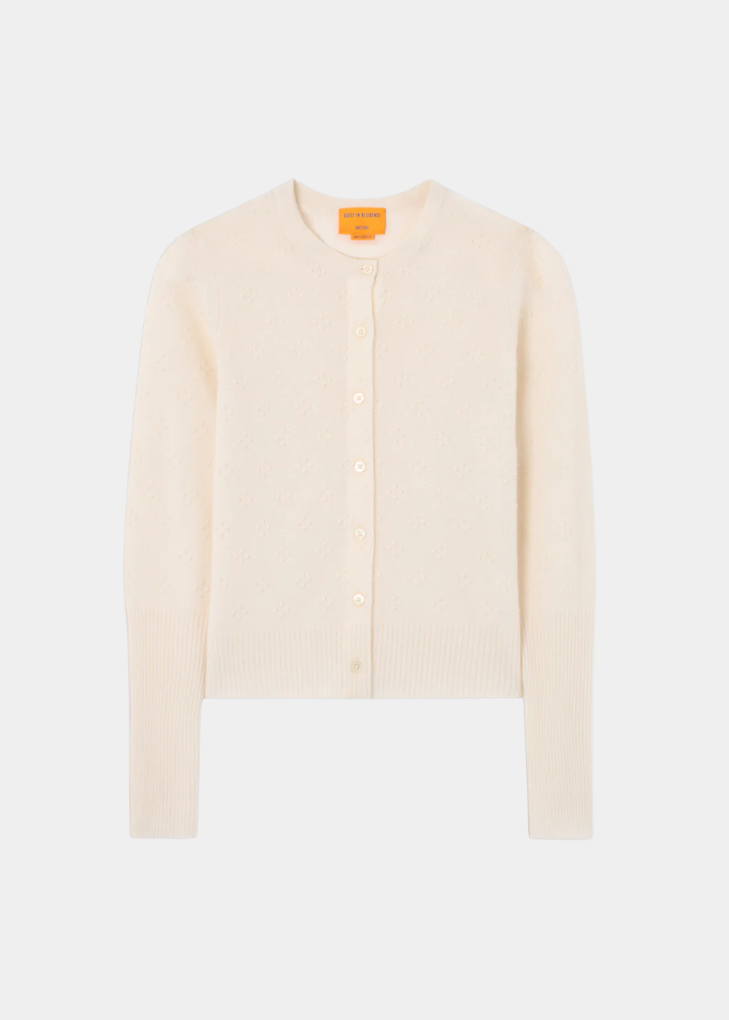 Guest In Residence Compass Jane Cardigan in Cream | Shop Tula