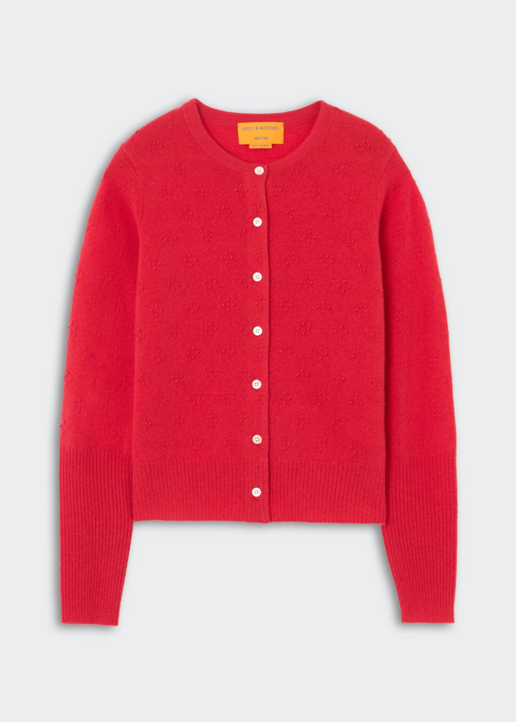 Guest In Residence Compass Jane Cardigan in Scarlet | Shop Tula