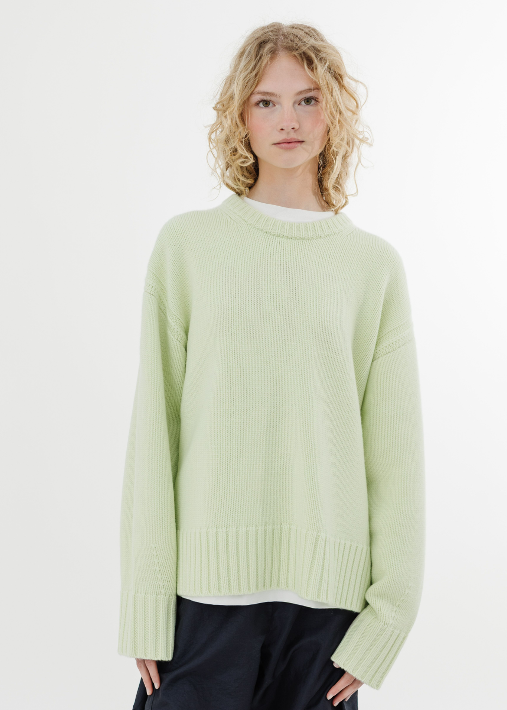 Guest In Residence Cozy Crew in Limewash | Shop Tula