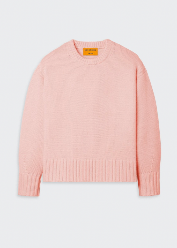 Guest In Residence Cozy Crew in Powder Pink | Tula's Online Store