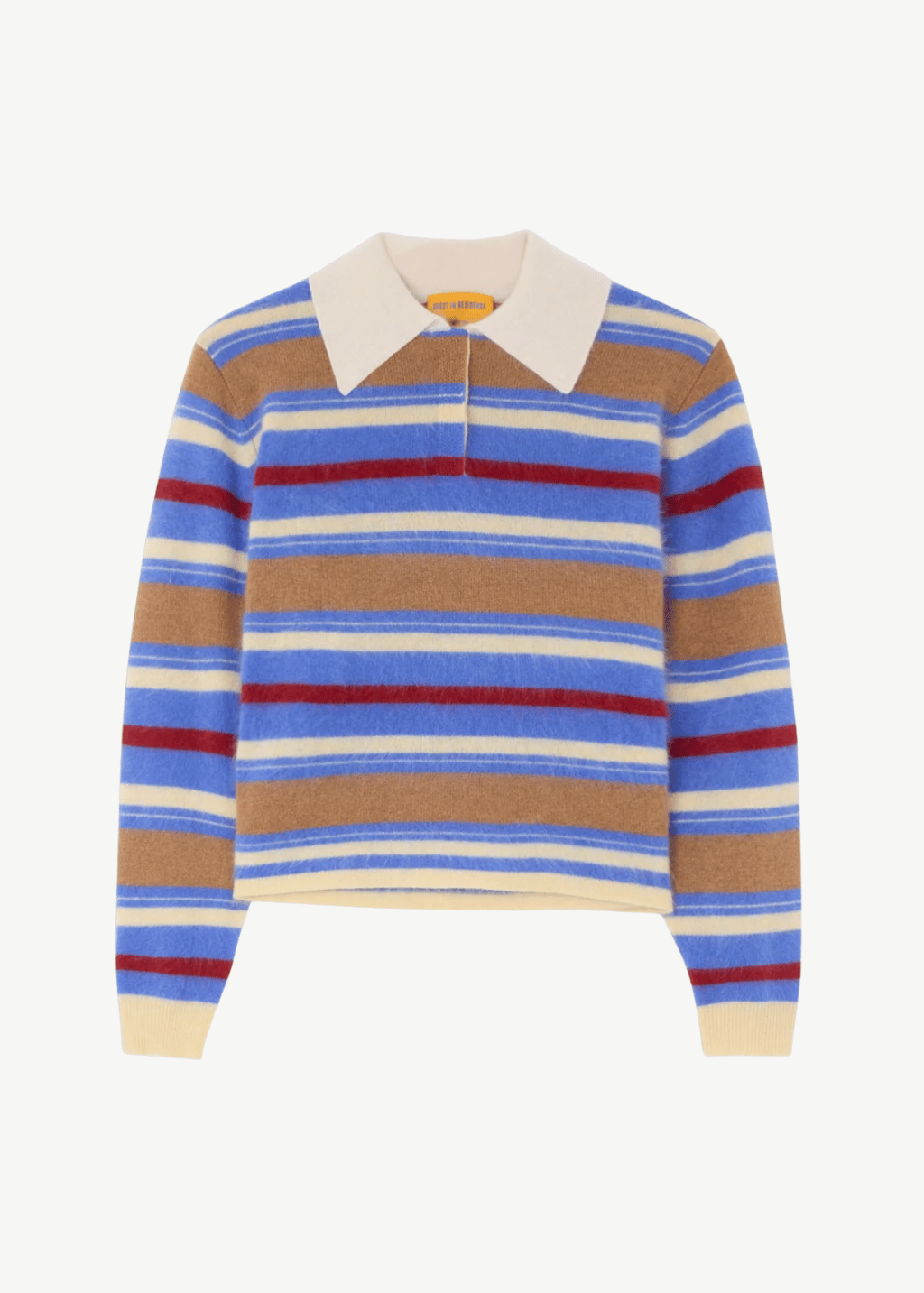 Guest In Residence Grizzly Rugby Sweater in Reservoir Combo | Shop Tula