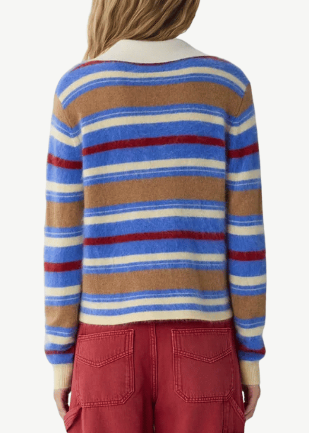 Guest In Residence Grizzly Rugby Sweater in Reservoir Combo | Shop Tula