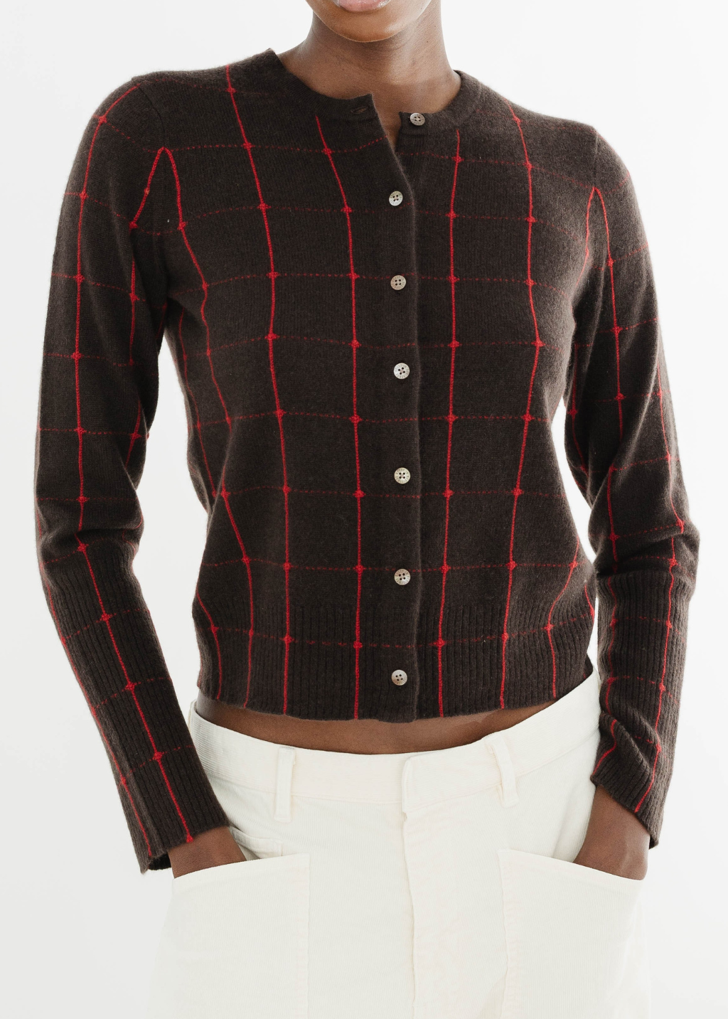 Guest In Residence Jane Checker Cardigan | Shop Tula