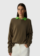 Guest In Residence Oversized Crew in Cypress | Shop Tula