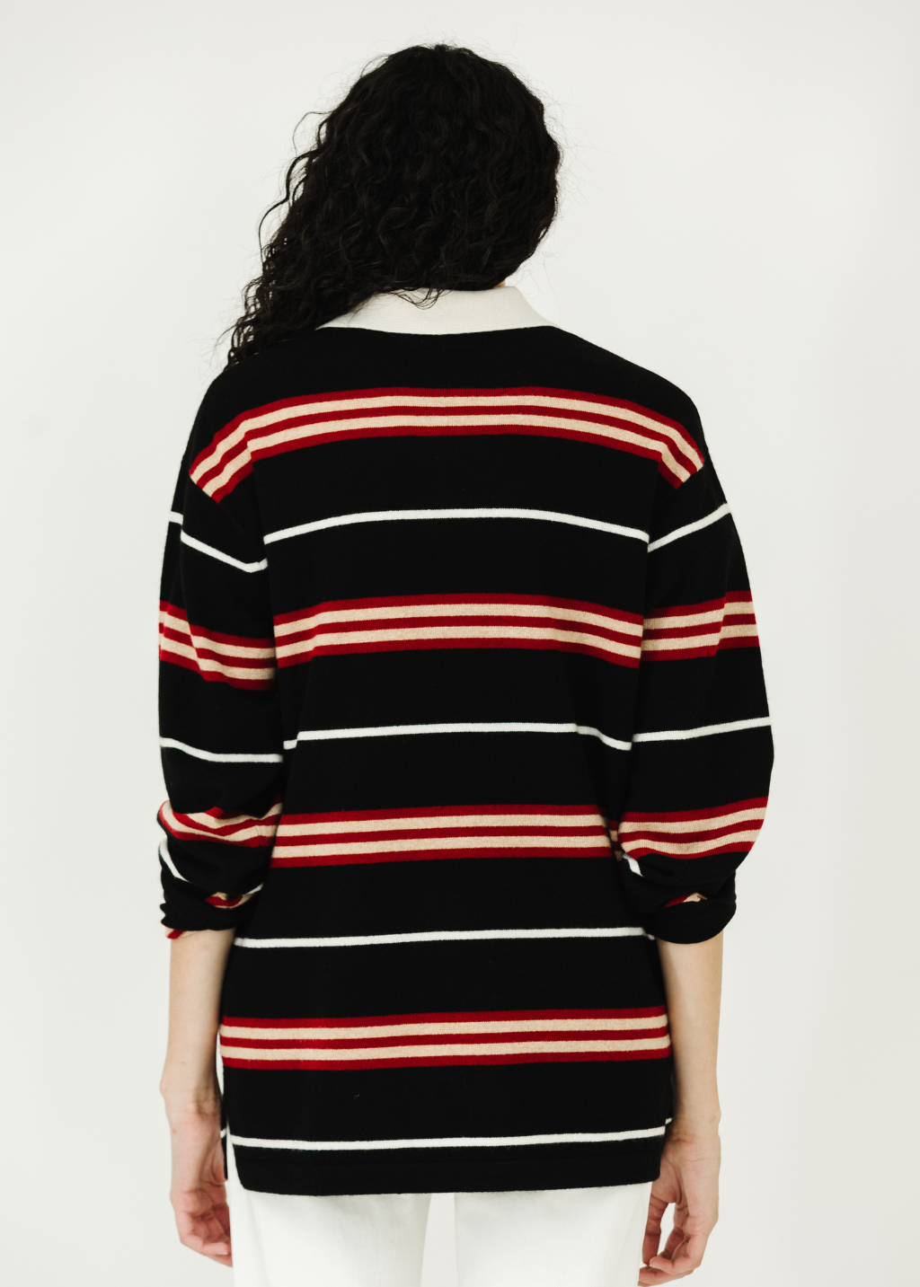 Guest In Residence Striped Rugby in Black Combo | Shop Tula