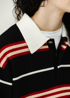 Guest In Residence Striped Rugby in Black Combo | Shop Tula
