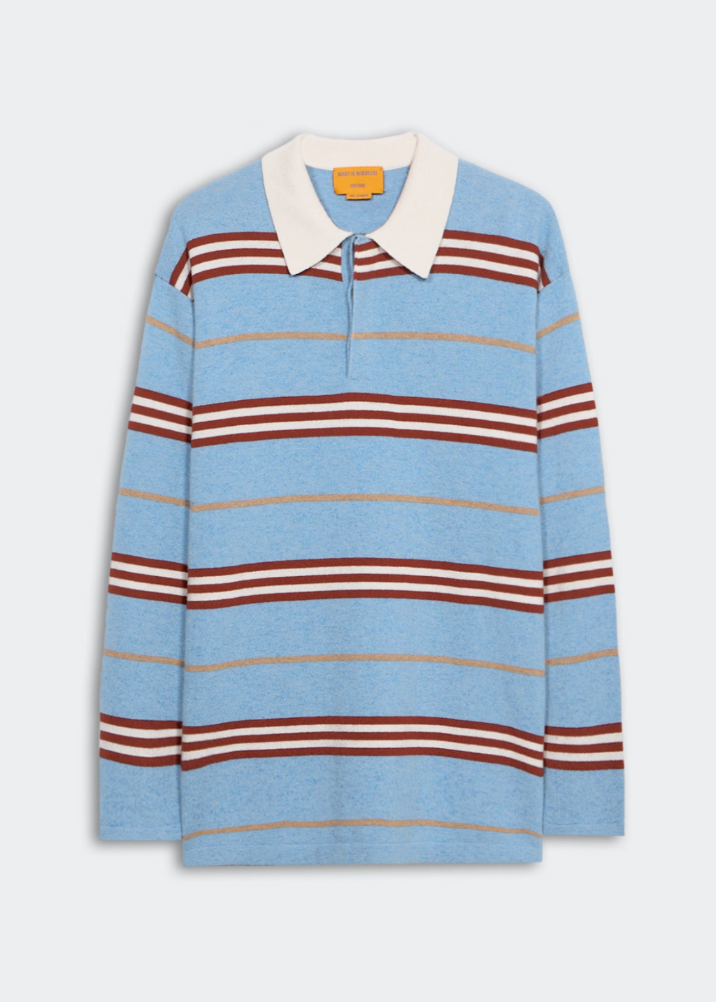 Guest In Residence Striped Rugby in Heather Blue Combo | Shop Tula