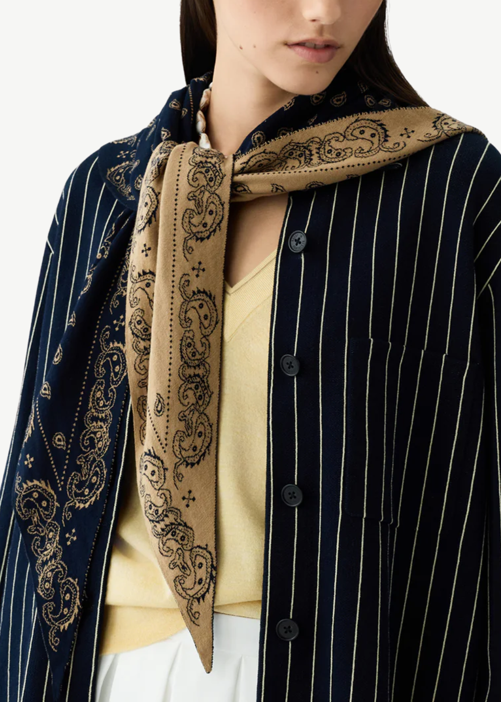 Guest In Residence The Wild Rag in Navy/Camel | Shop Tula