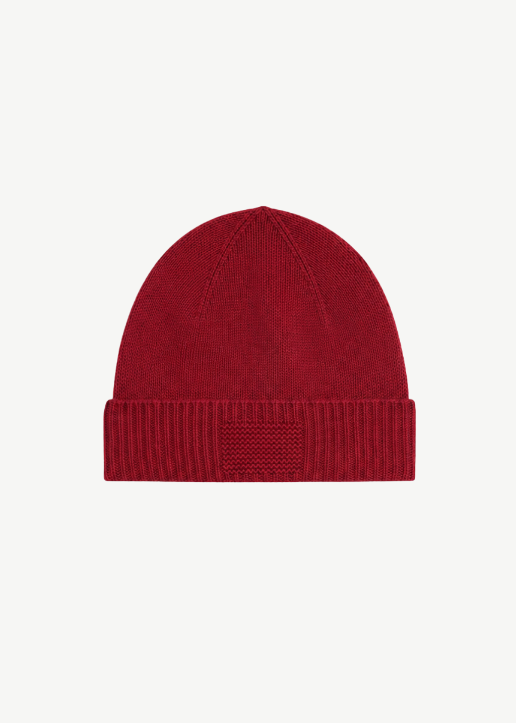 Guest in Residence Rib Cuff Beanie in Carmine | Shop Tula