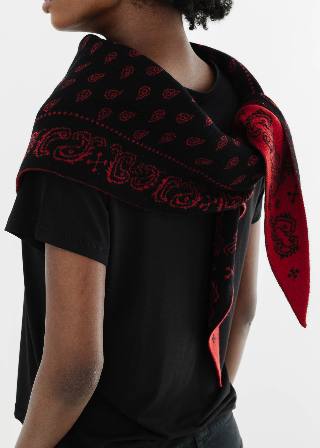 Guest in Residence The Wild Rag in Carmine/Black | Shop Tula