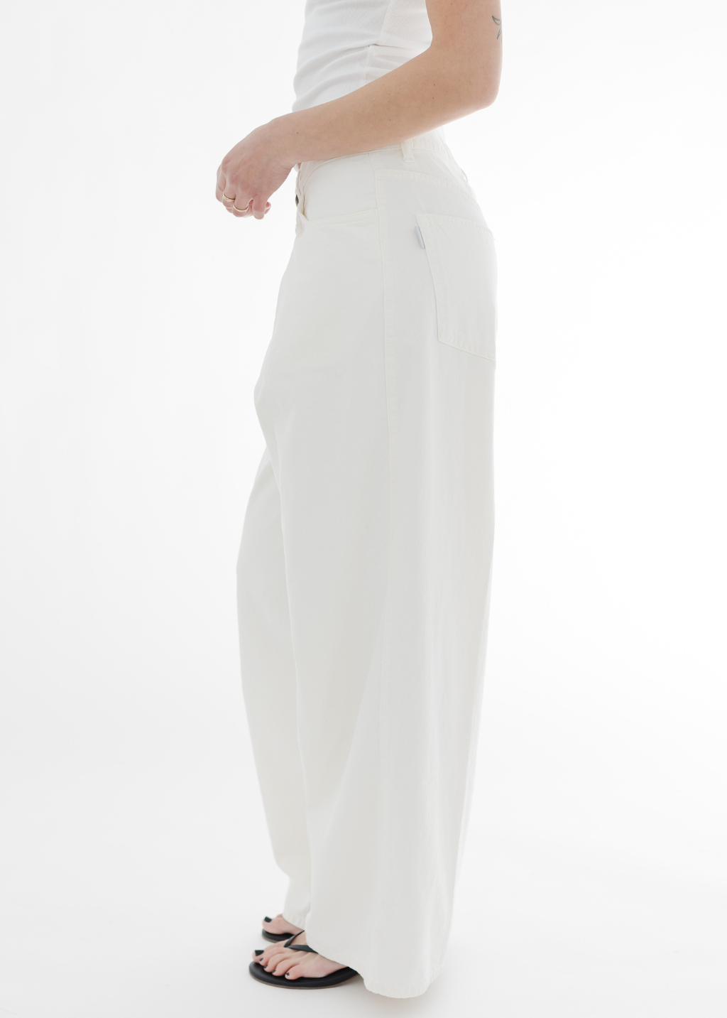 Haikure Candy Short Length Twill 45 in Off White | Shop Tula