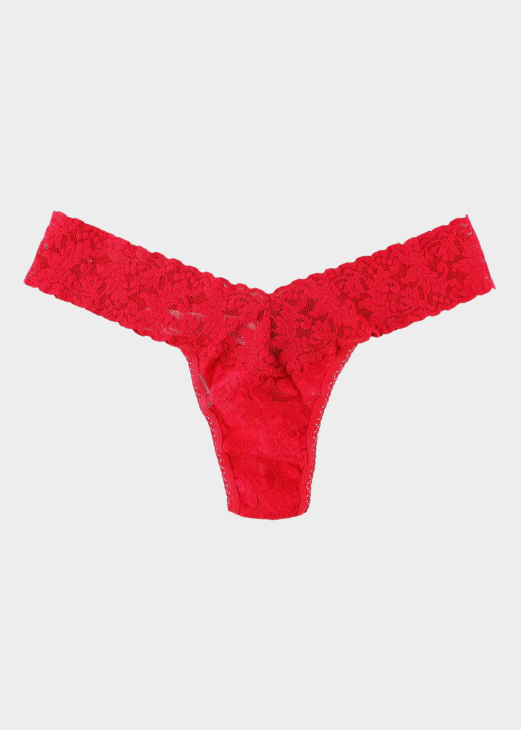 Hanky Panky Lace Low Rise Thong in Red | Shop Tula