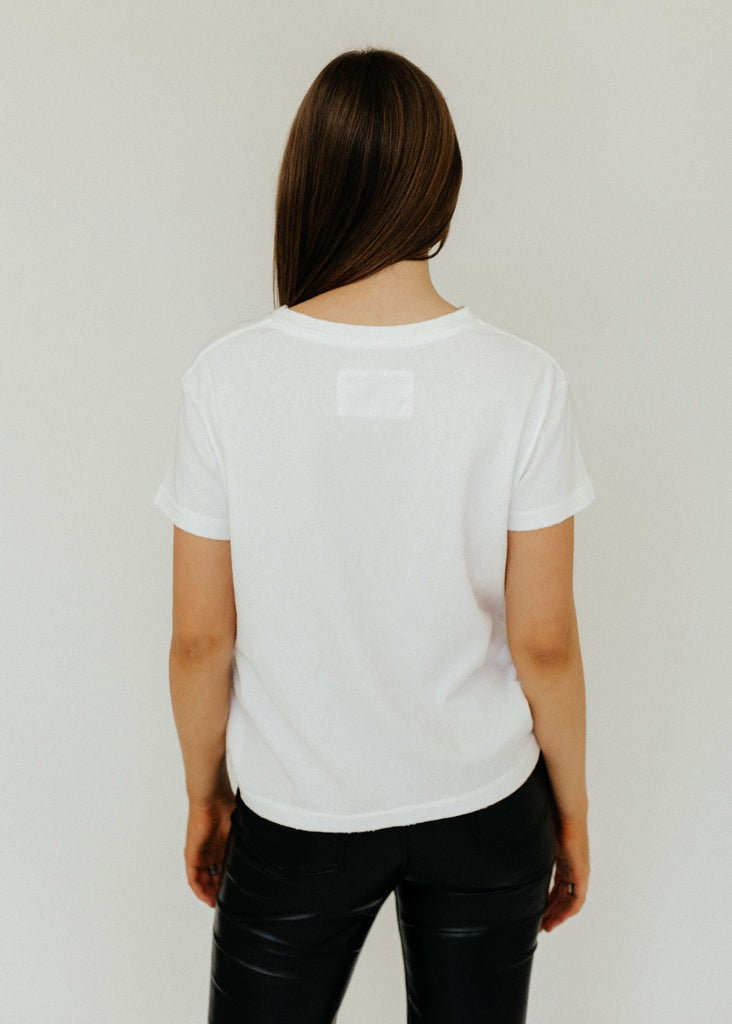 Nili Lotan Brady Tee in White | Tula's Online Boutique