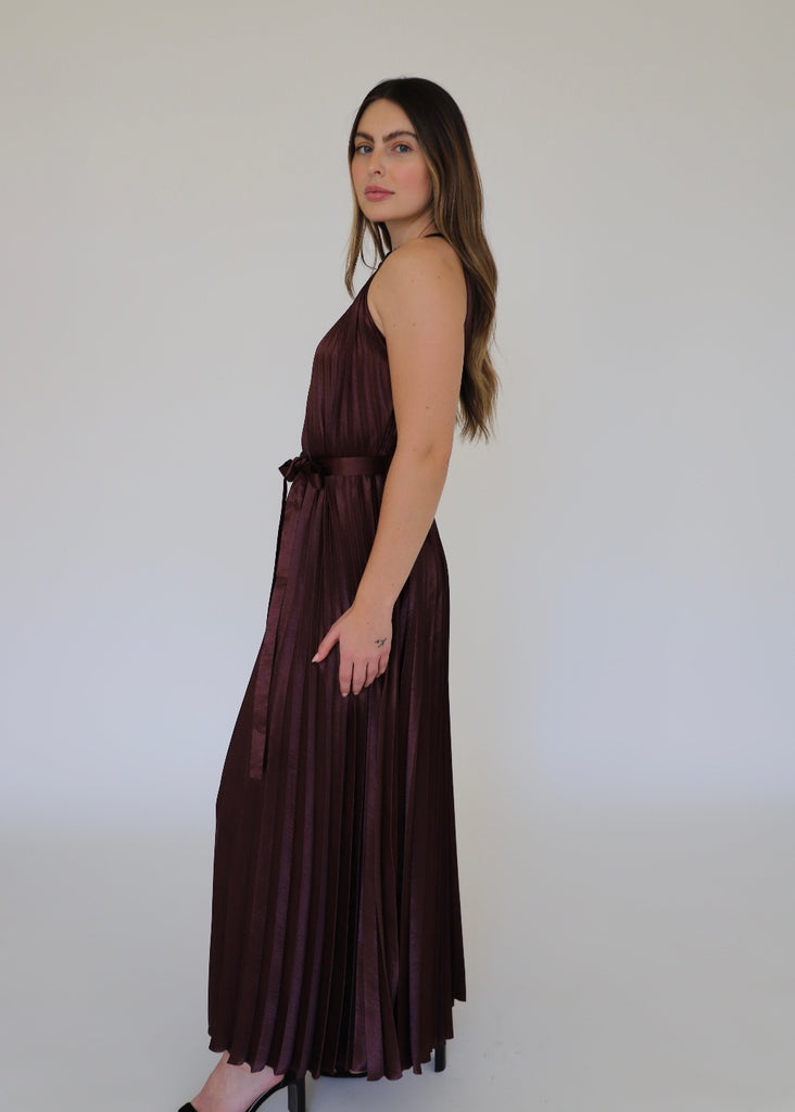 Ulla Johnson Amiko Dress in Maroon | Tula's Online Boutique
