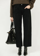 Icon Denim Bea Jean in Graphite Black | Shop Tula