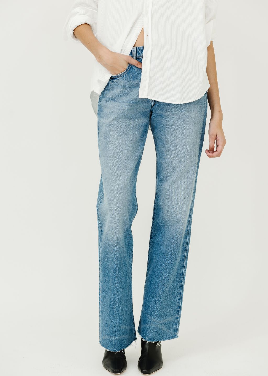 Icon Denim Iris Eco Jean in Deep Ocean | Shop Tula