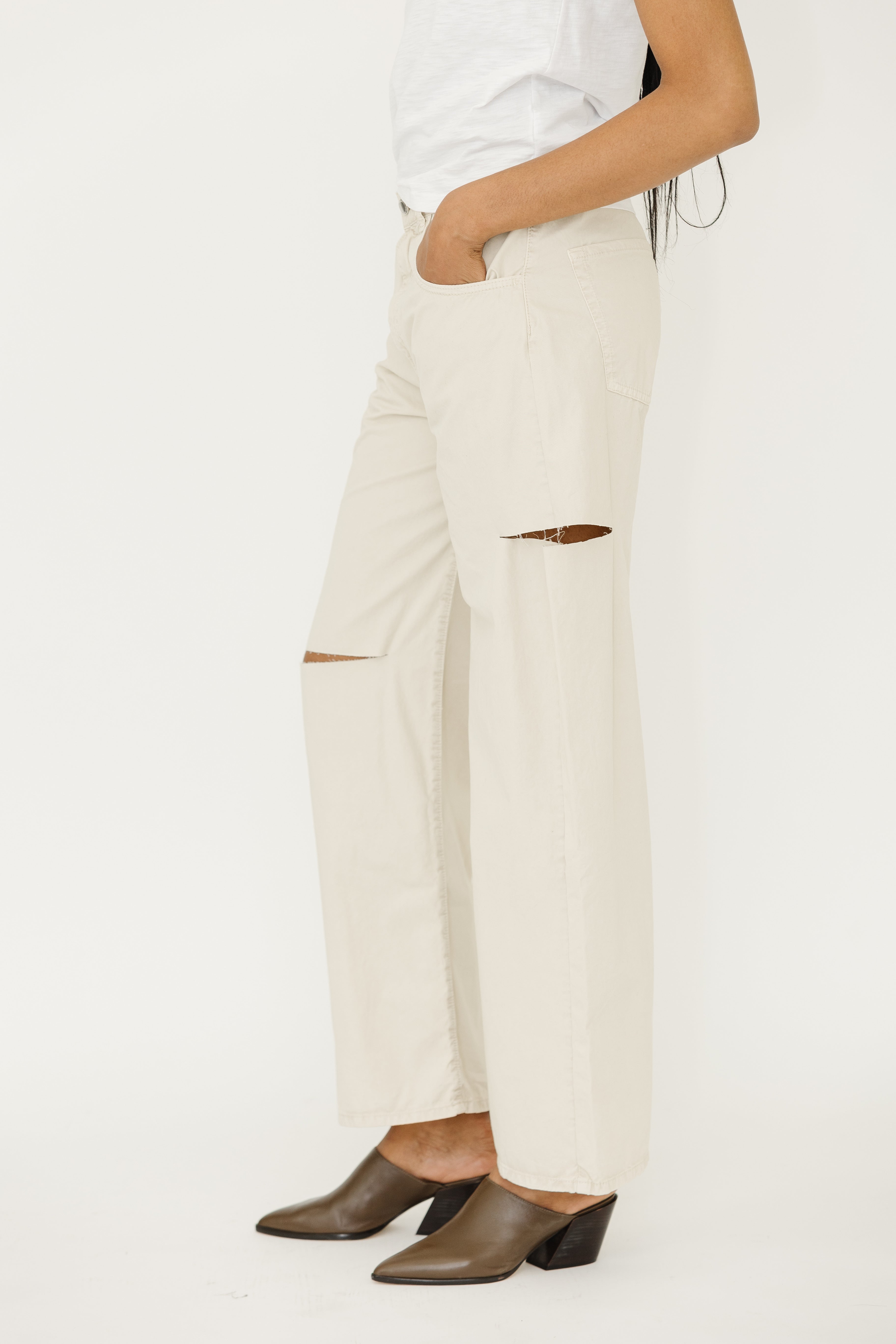 Icon Denim Poppy Jean in Desert | Shop Tula