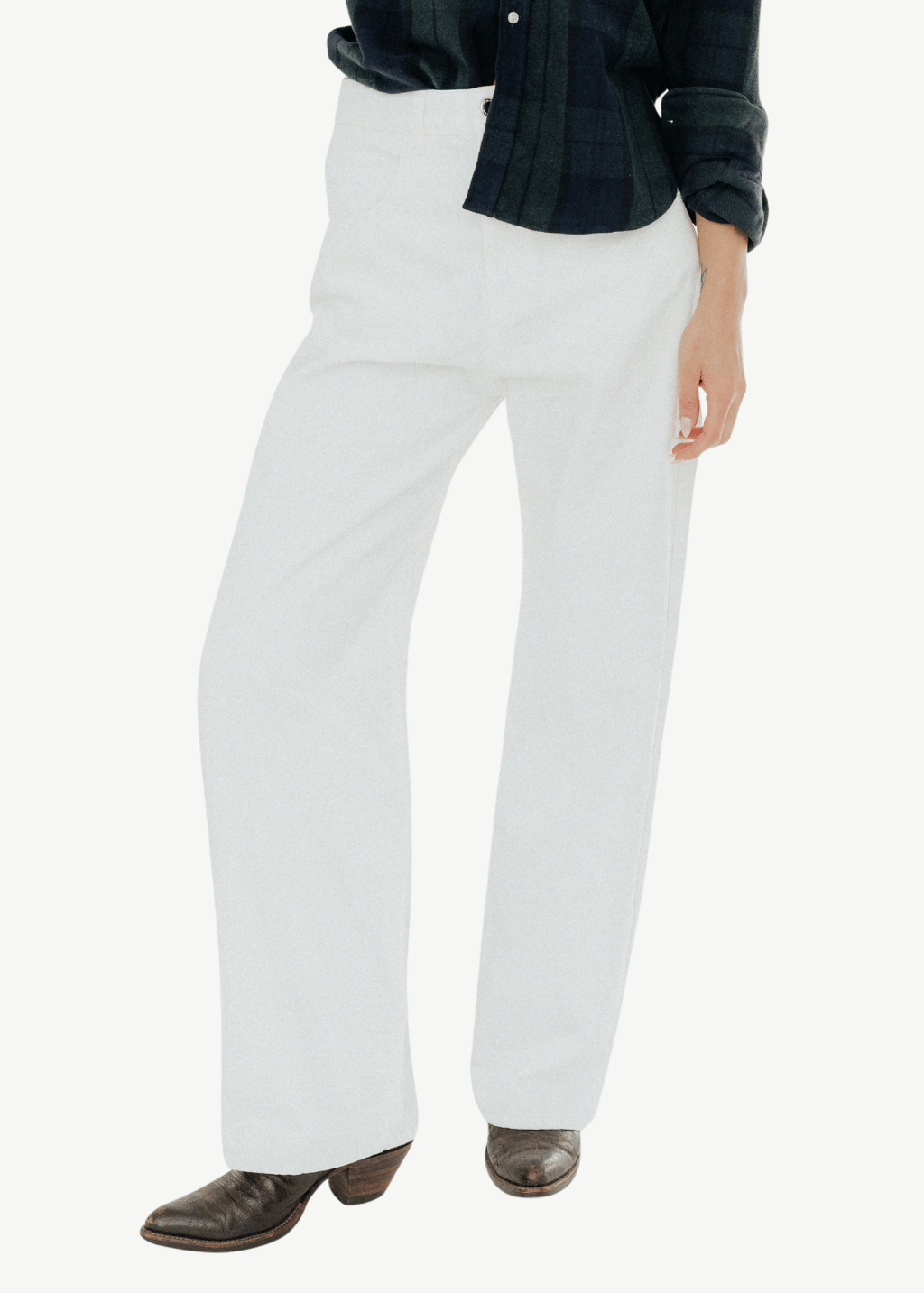 Icon Denim Poppy Jean in White | Shop Tula