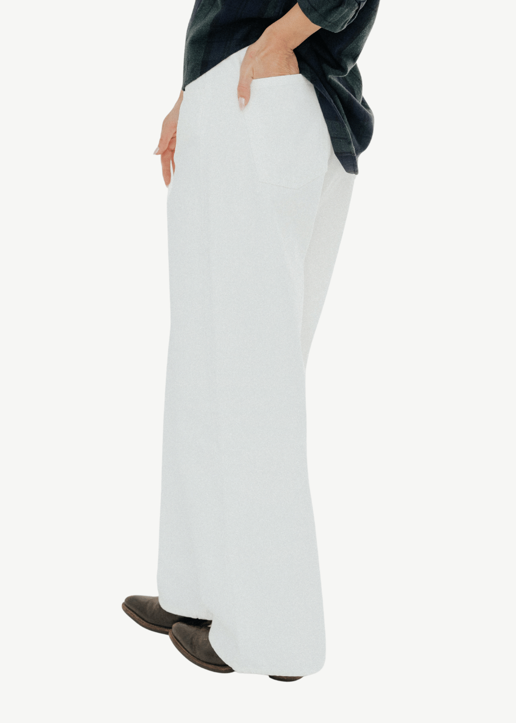 Icon Denim Poppy Jean in White | Shop Tula