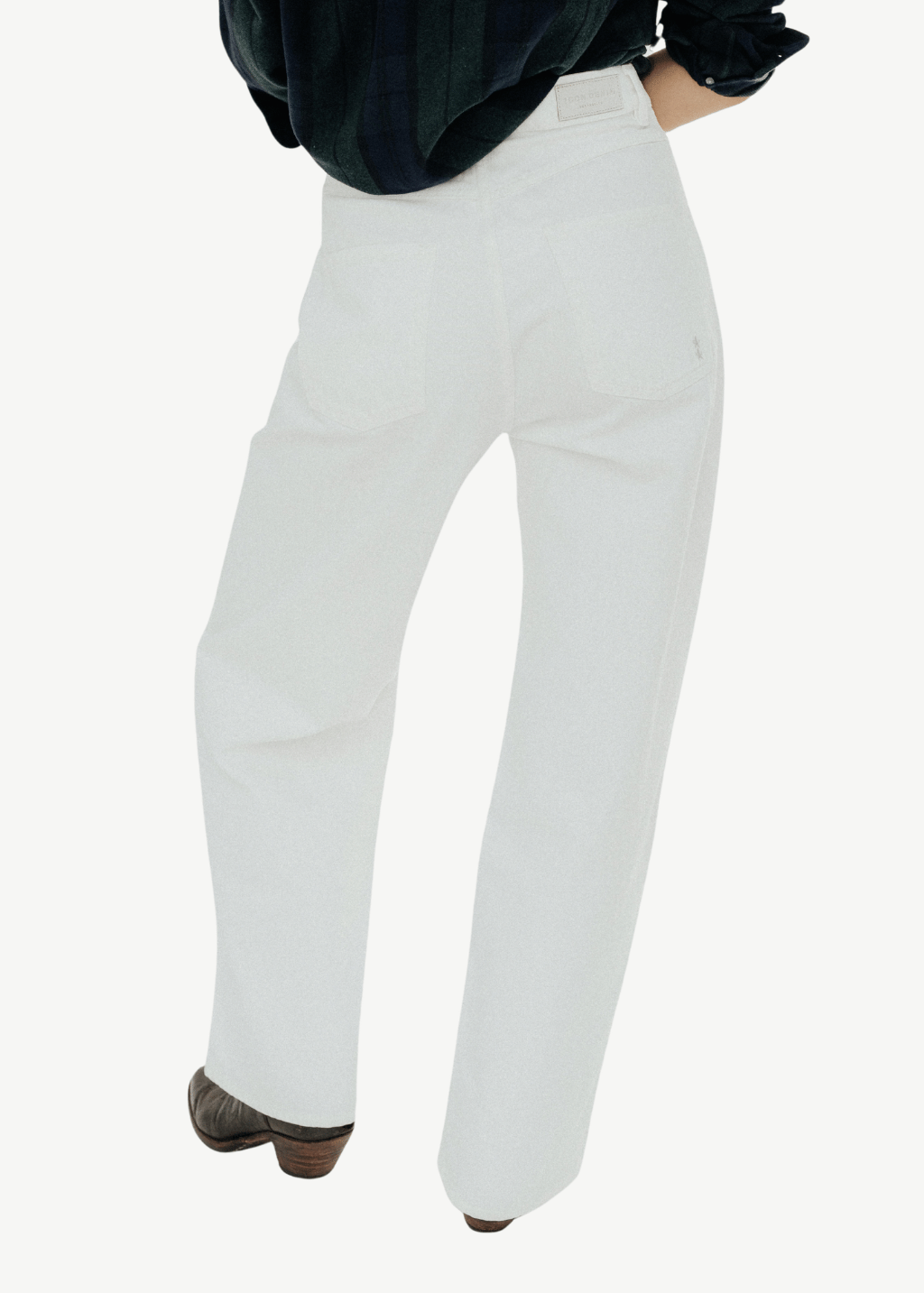Icon Denim Poppy Jean in White | Shop Tula