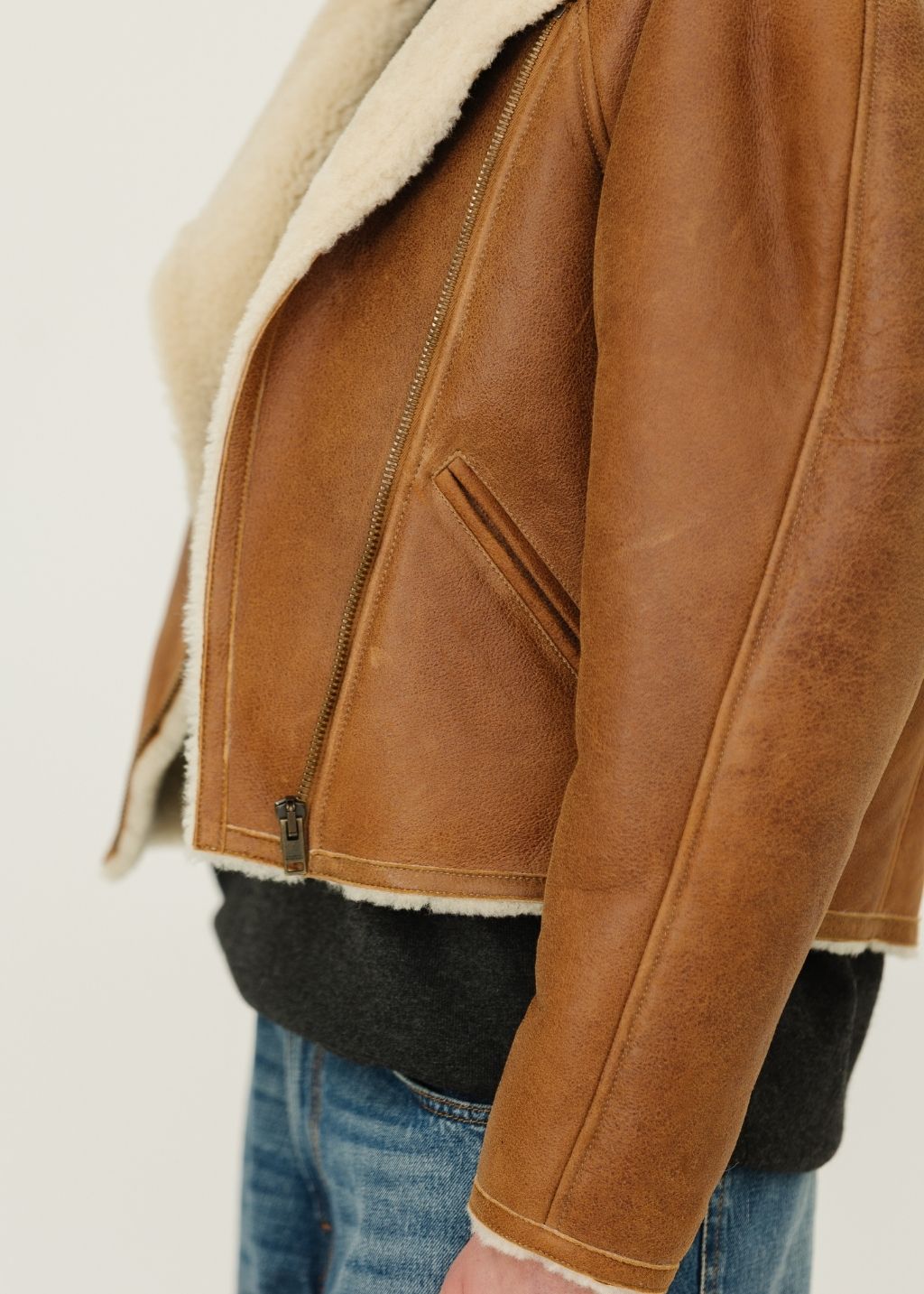 Isabel Marant Blondine Jacket in Cognac Leather | Shop Tula