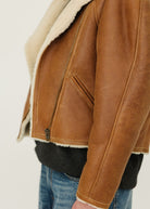 Isabel Marant Blondine Jacket in Cognac Leather | Shop Tula