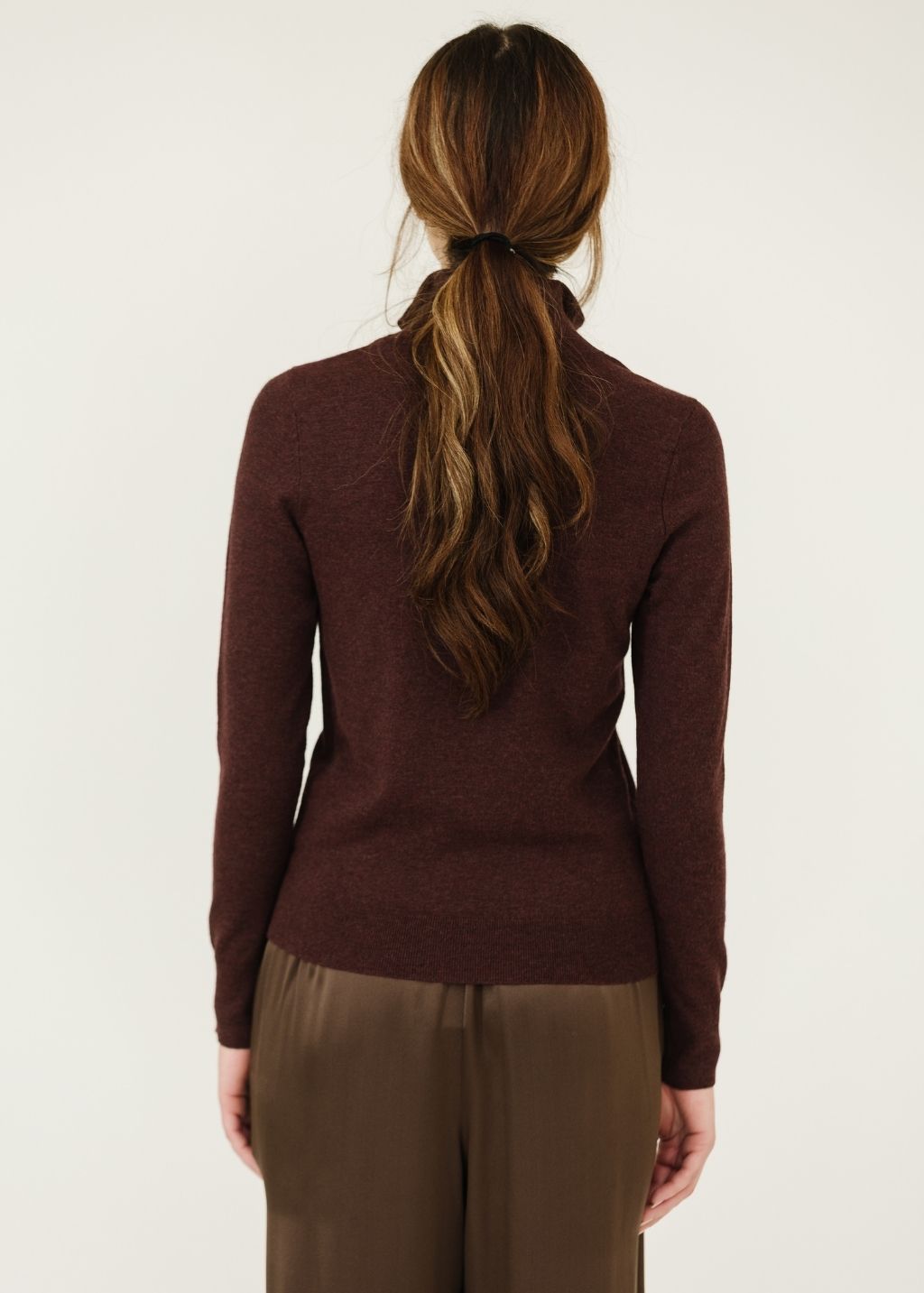 Isabel Marant Cecile Sweater in Burgundy Back | Shop Tula