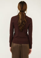 Isabel Marant Cecile Sweater in Burgundy Back | Shop Tula