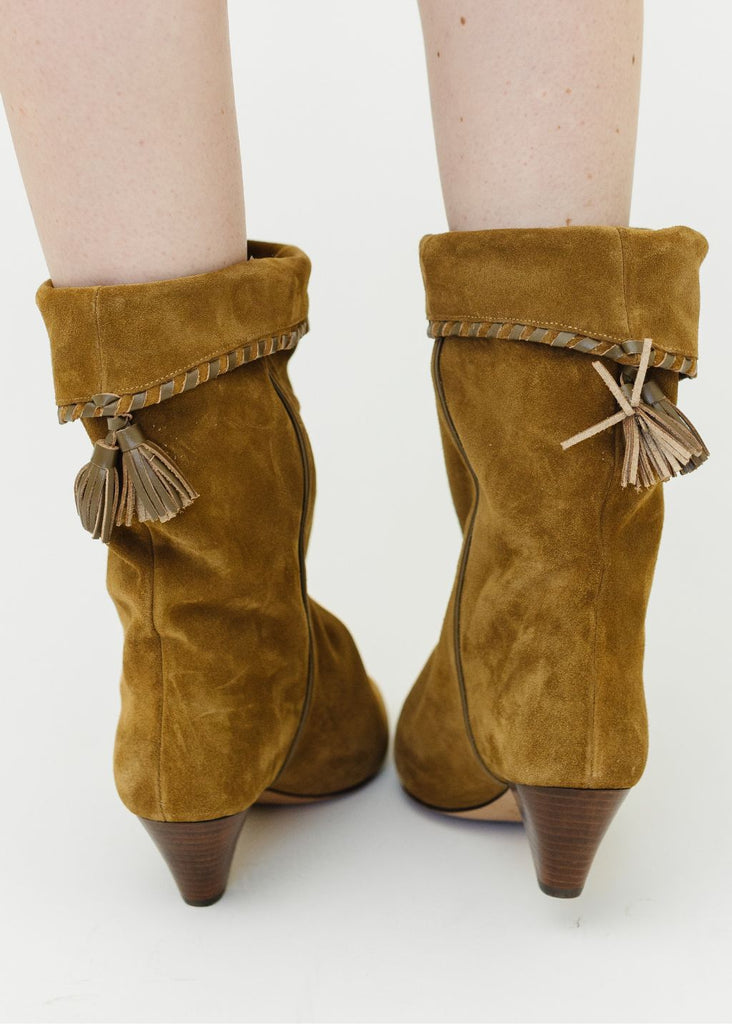 Isabel Marant Dalby Boot in Sepia Back View | Tula's Online Boutique