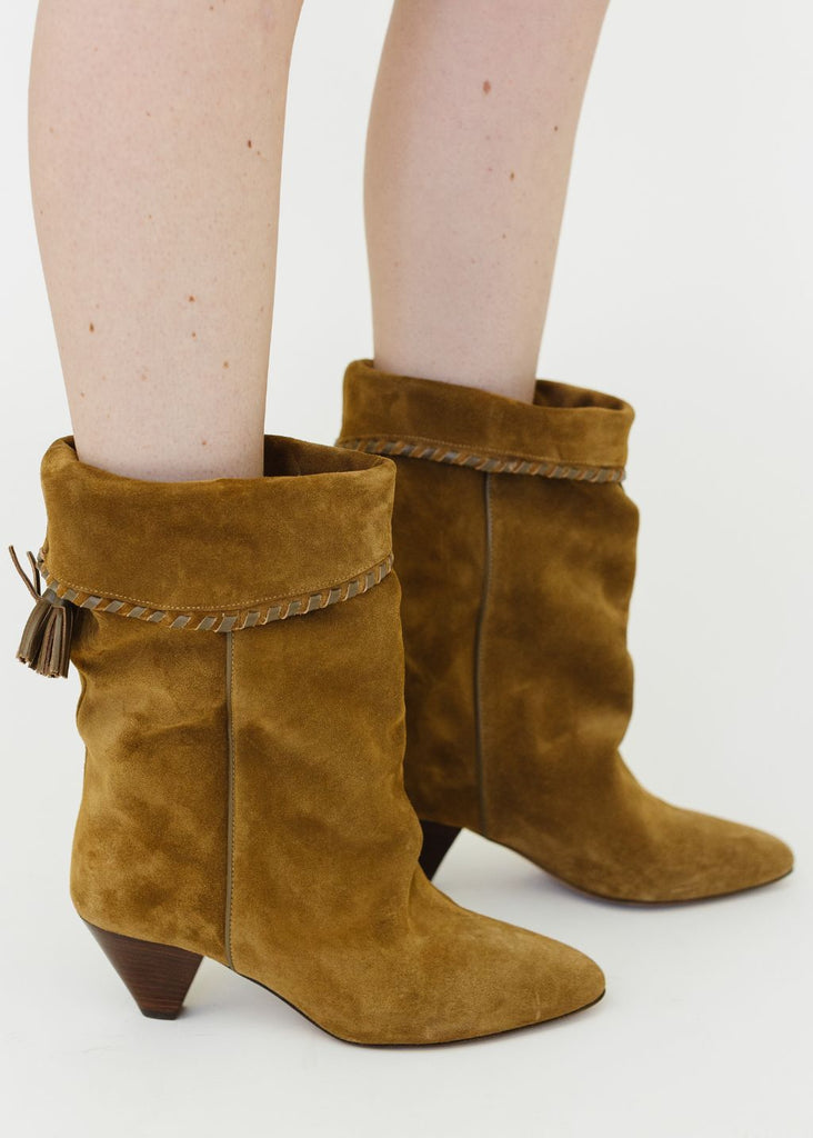 Isabel Marant Dalby Boot in Sepia Side View | Tula's Online Boutique