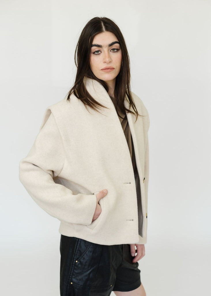 Isabel Marant Drogo Jacket Side View | Tula's Online Boutique