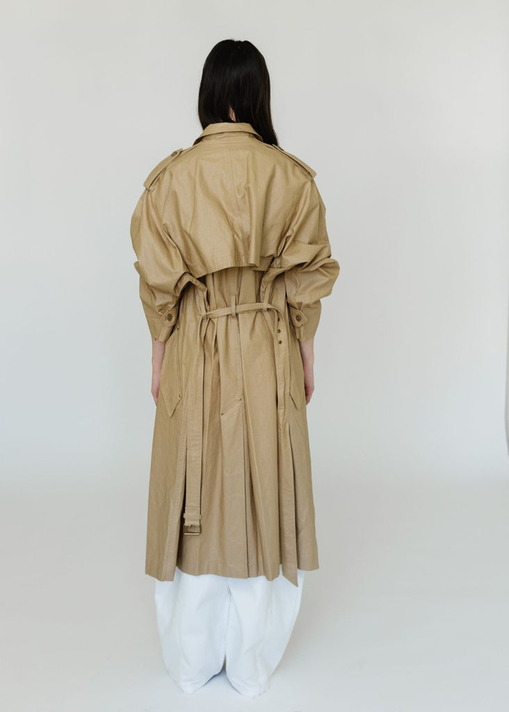 Isabel Marant Freanne Trench Coat Back View | Tula's Online Boutique