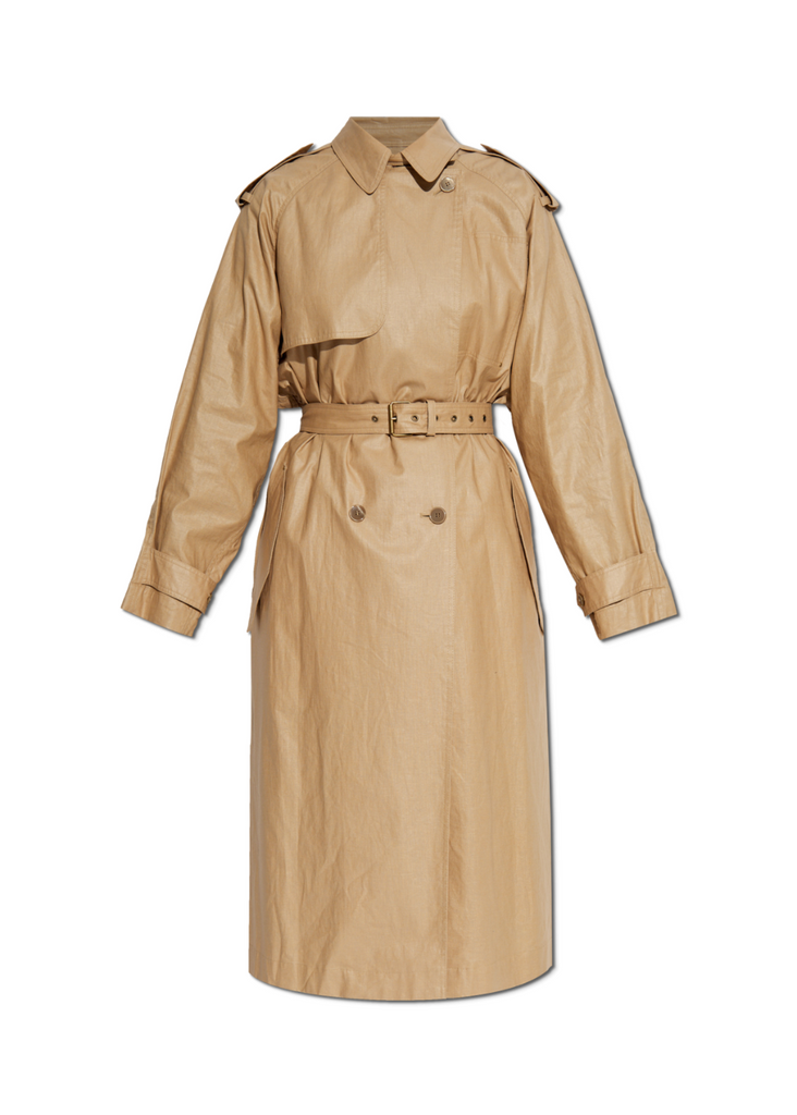 Isabel Marant Freanne Trench Coat Flat Lay | Tula's Online Boutique